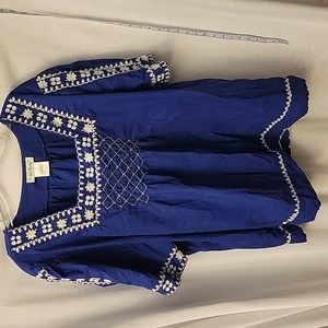 Ulla Popken decorative embroidered top